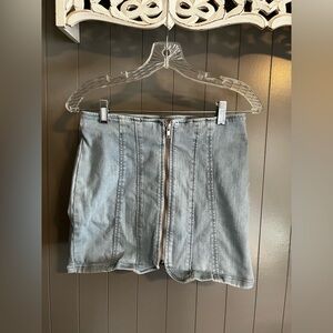 Free People We The Free Layla denim mini skirt